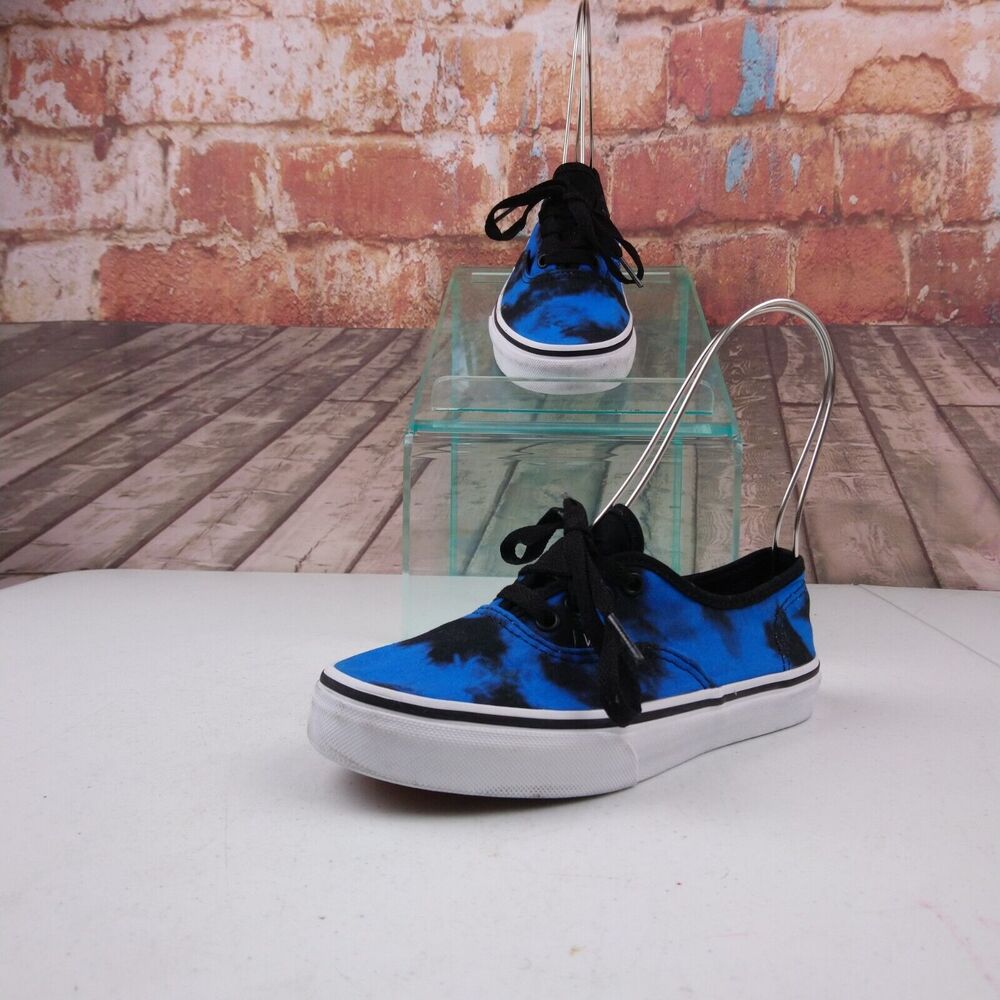 Vans Blue Tie Dye Sneakers Kids Size 2